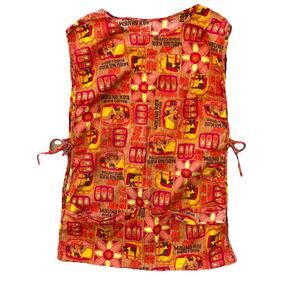 Mauna Kea coffee Company Kona Mill Hawaiian Employee Uniform Apron Womens Small